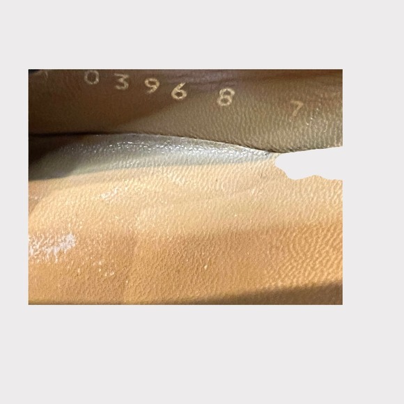 Gucci Satin Mules Womens Size 7 Black Leather Square Toe Slip On Shoes - Picture 5 of 13